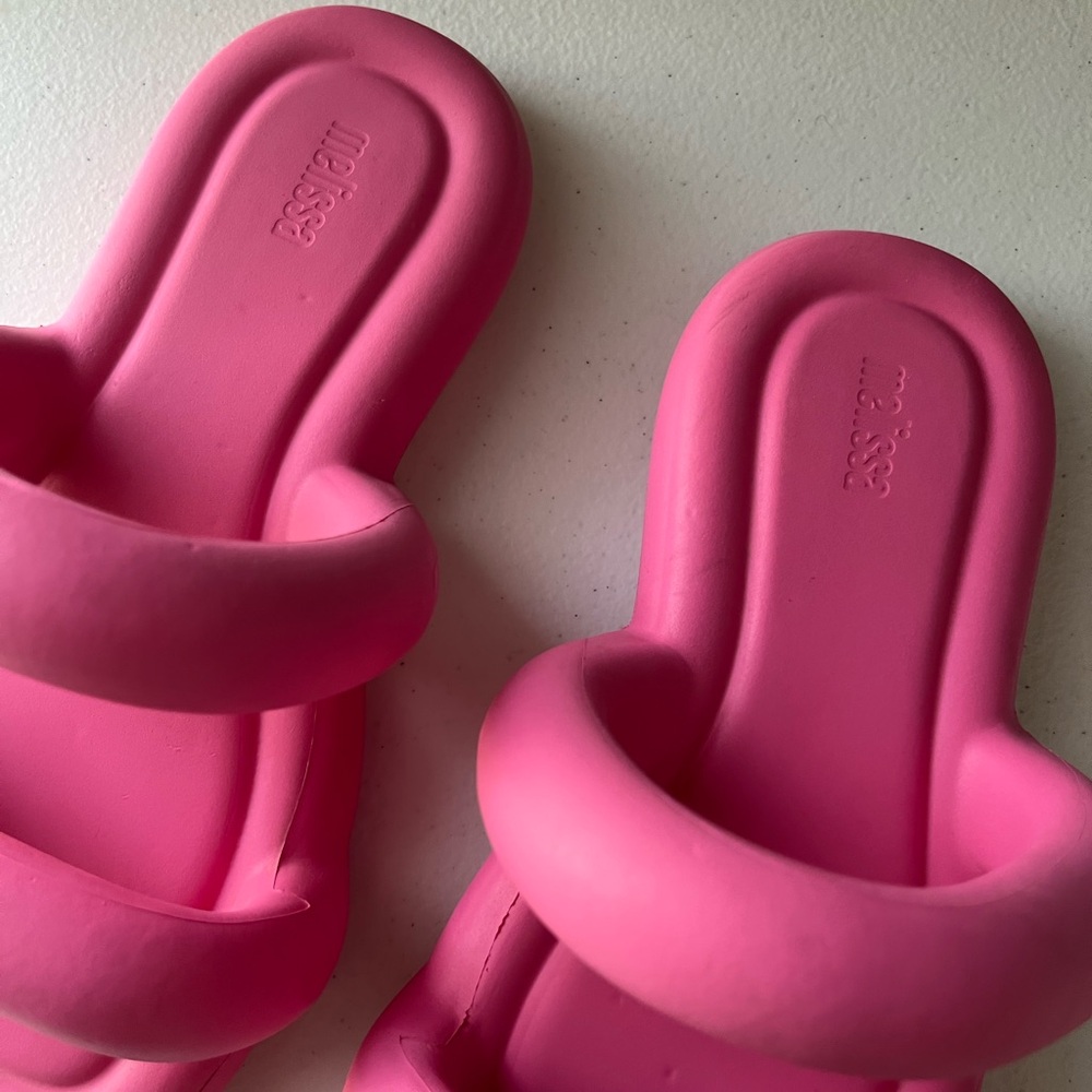 Melissa Free Bloom Slide Women’s | Size 7 | Pink - Picture 3 of 15
